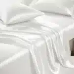 Natural 21 Momme Mulberry Silk Fitted Sheet (Elastic Corners) - Image 3