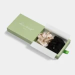 Mini silk hair scrunchie set (2 pcs) - Image 3